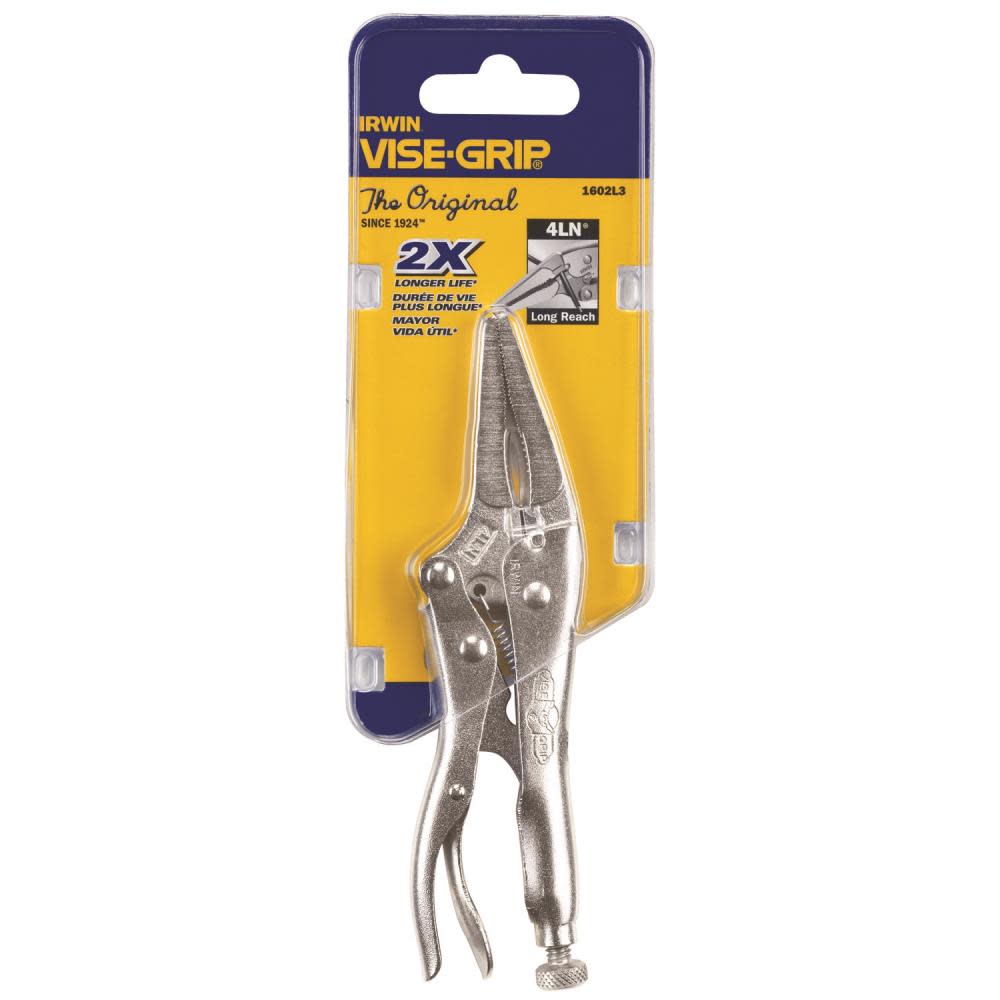 

Irwin 4 In. Long Nose Locking Plier 4LN