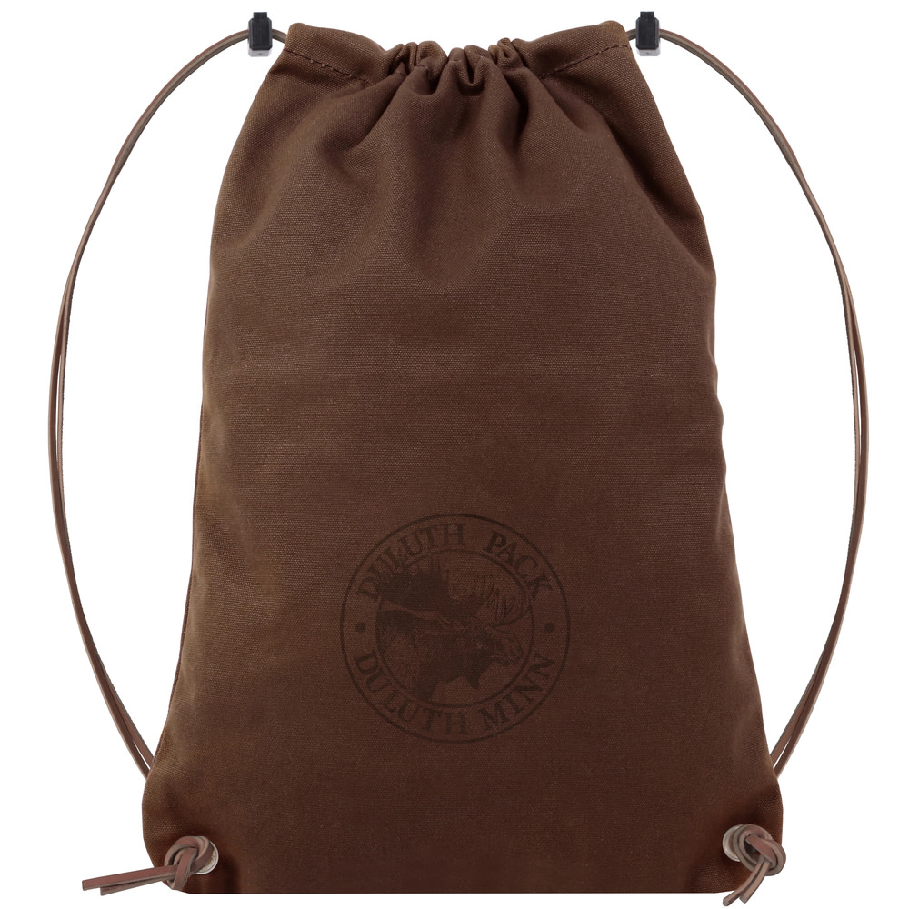 

Duluth Pack Drawstring Backpack - Brown