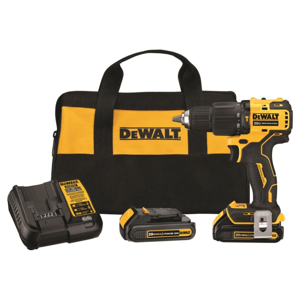 

DEWALT ATOMIC 20V MAX Compact 1/2" Hammer Drill/Driver Kit
