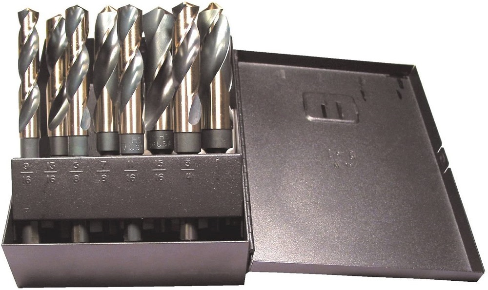 

Viking Drill Type 280-UB Magnum Super Premium Reduced Shank Drill 8 Piece Set - 1/2"
