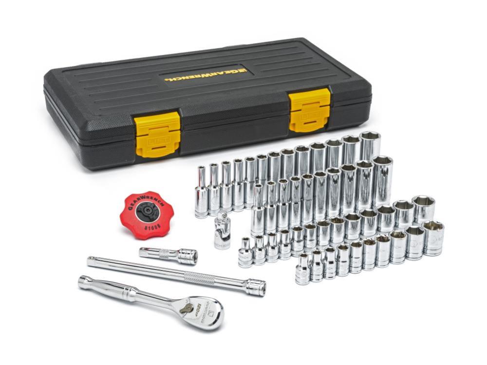 

GEARWRENCH Mechanics Tool Set 1/4" Drive 6 Point SAE/Metric