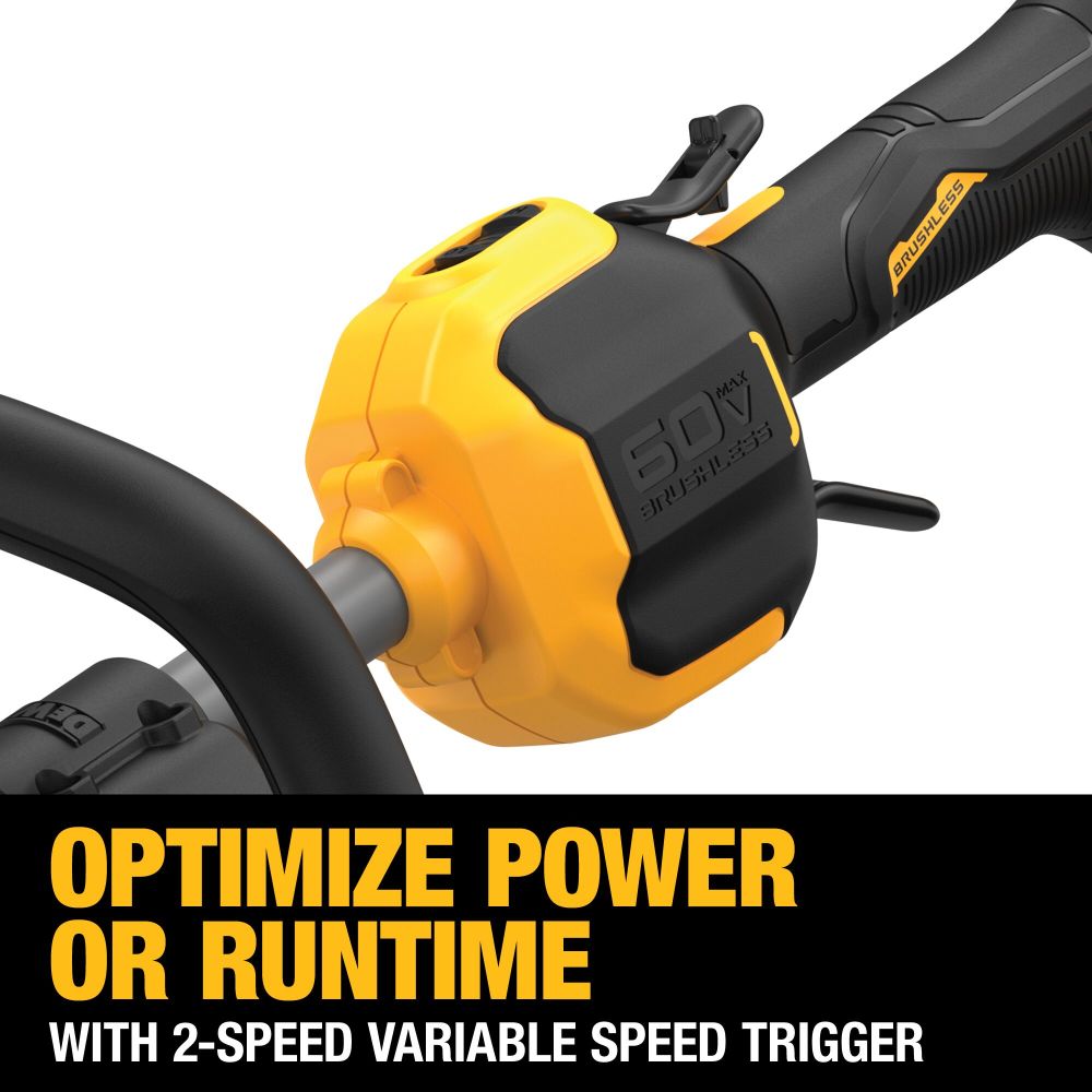 DEWALT 60V MAX 17 in. Brushless Attachment Capable String Trimmer Kit DCST972X1 Acme Tools