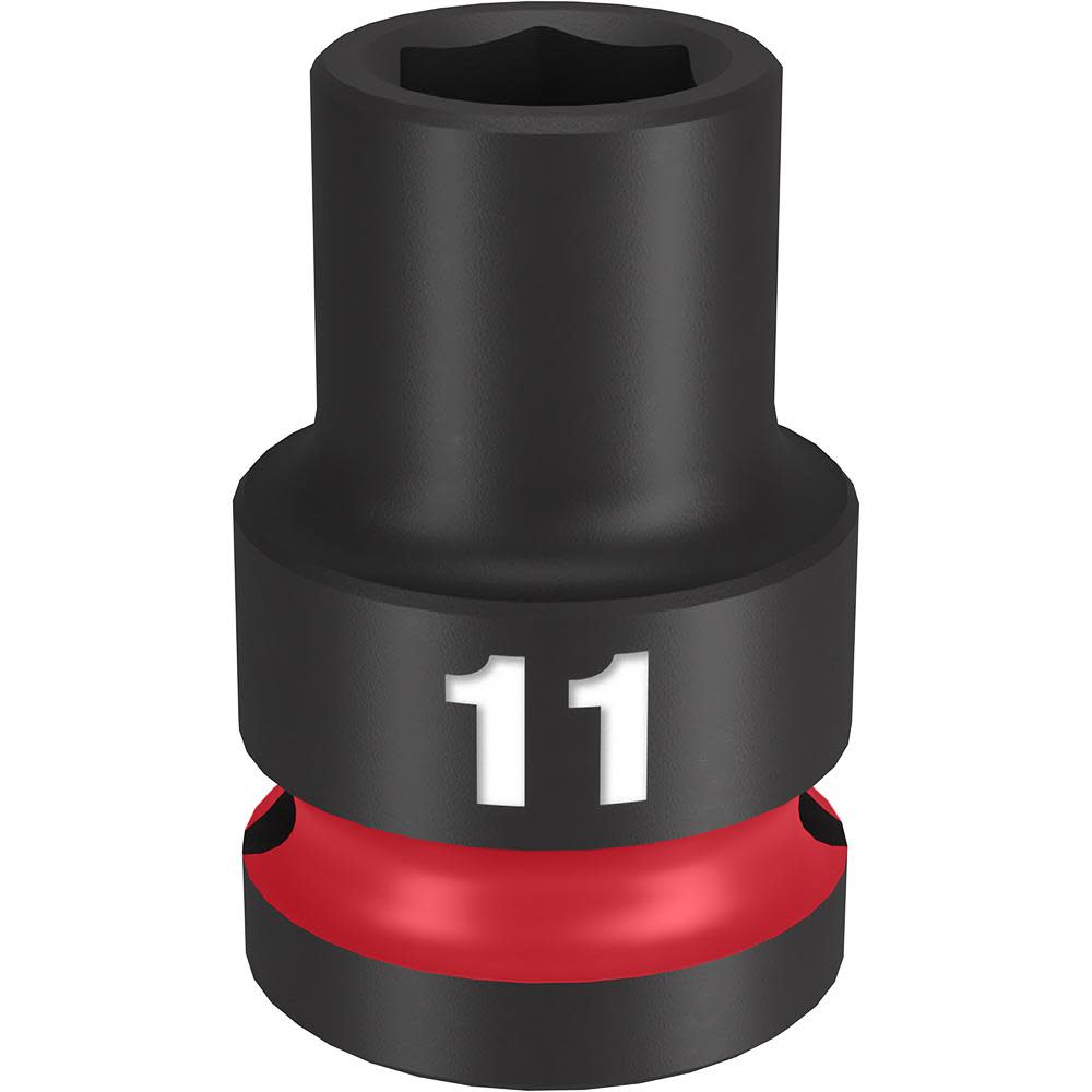 Milwaukee Impact Socket 1/2" Drive 11mm Standard 6 Point