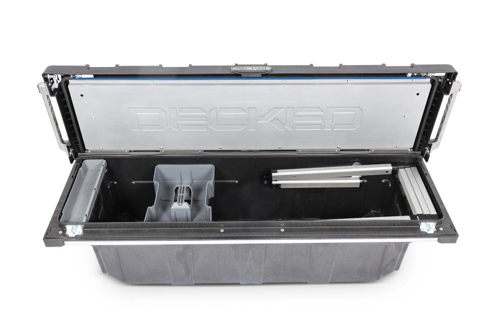 

Decked Truck Tool Box with Deep Tub & Ladder