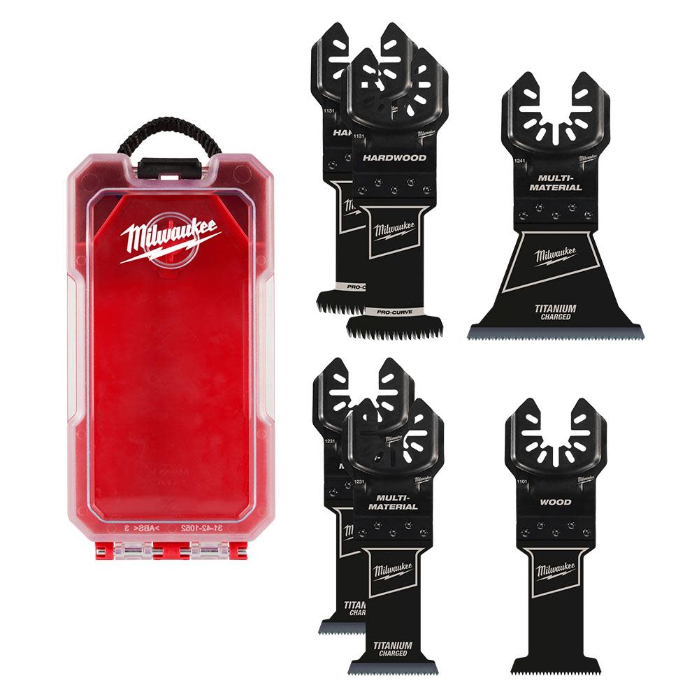 Milwaukee OPEN-LOK 6PC MULTI-TOOL BLADE KIT 49-10-9112 - Acme Tools