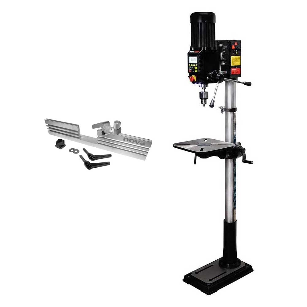 

Nova Viking Drill Press DVR 1HP 16" with Fence and Guard