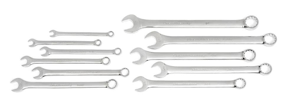 

GEARWRENCH 11 Pc. 12 Point Long Pattern Combination Wrench Set SAE