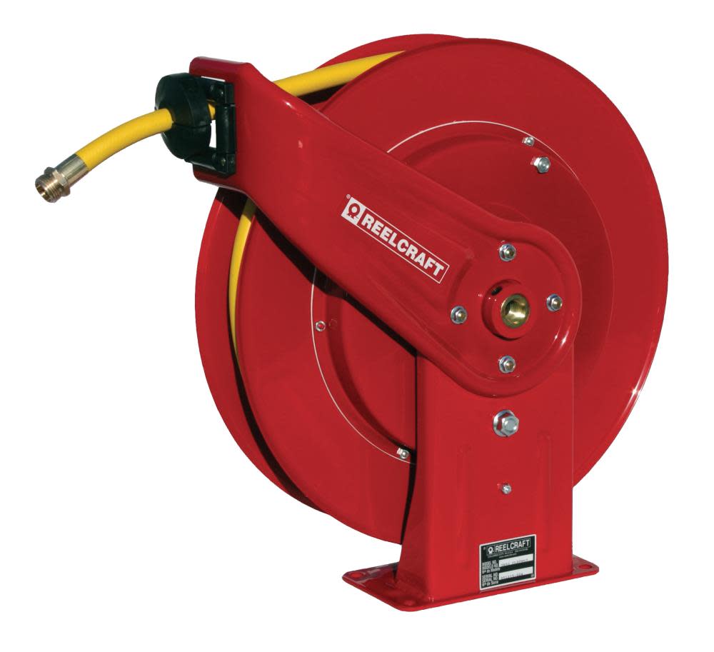 

Reelcraft Hose Reel with Hose Steel Series 7000 1/2" x 50'