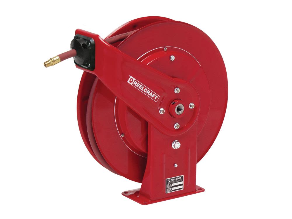 

Reelcraft Hose Reel with Hose Steel Series 7000 3/8" x 70'