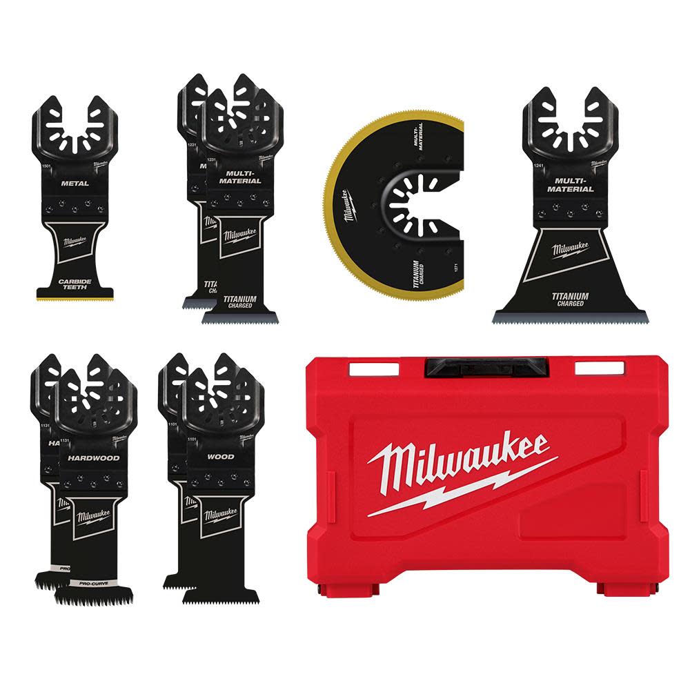 Milwaukee OPEN-LOK 9PC MULTI-TOOL BLADE KIT 49-10-9113 - Acme Tools