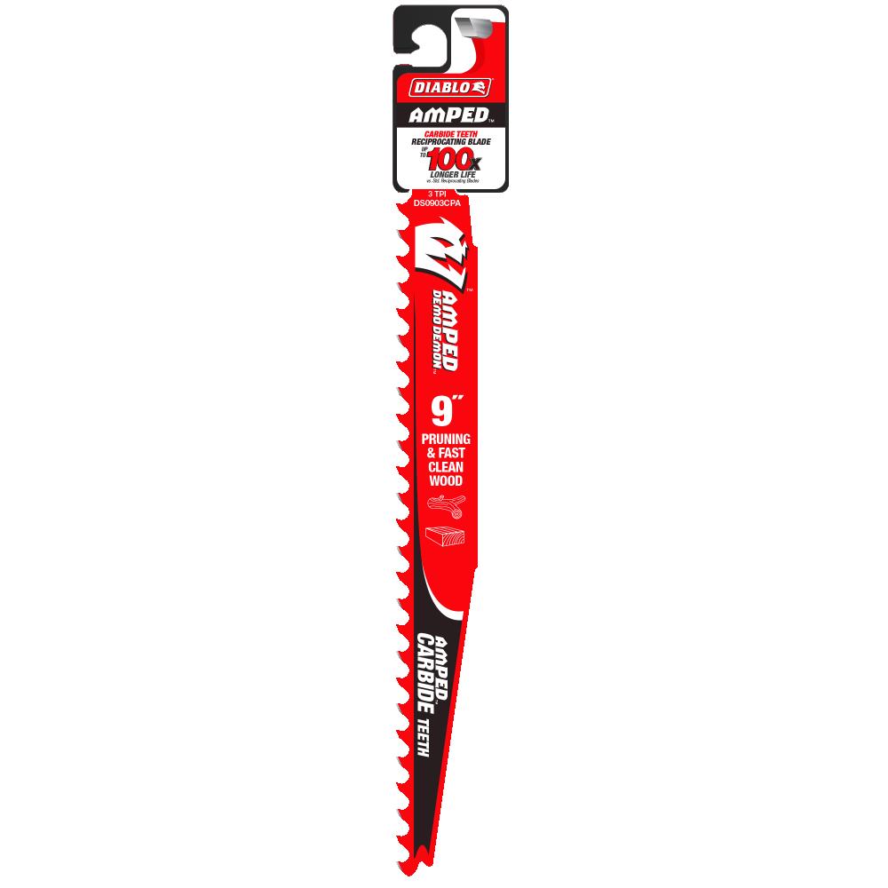 Diablo Tools 9 Inch 3 TPI Carbide Teeth Reciprocating Saw