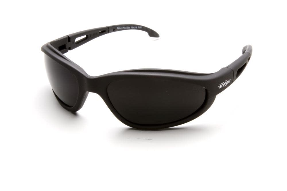 

Edge Dakura Polarized Safety Glasses Black Frame Smoke Lens
