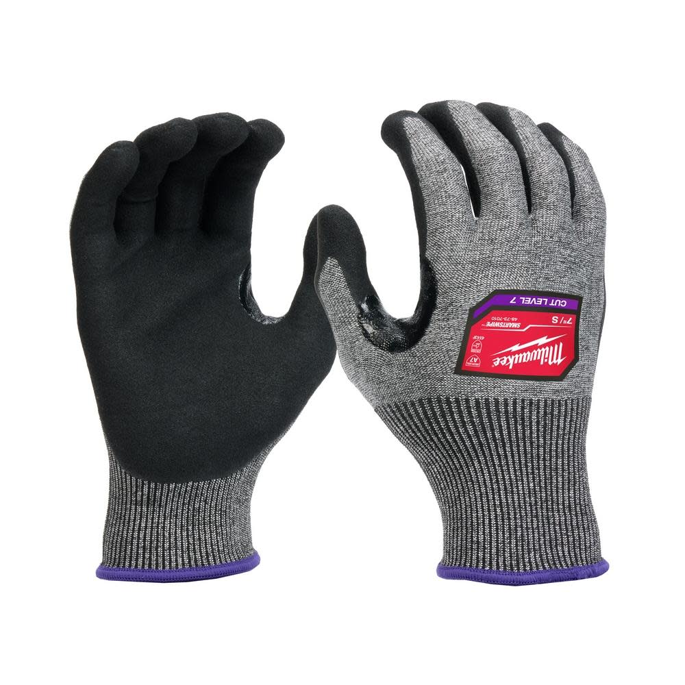 

Milwaukee Cut Level 7 High Dexterity Nitrile Dipped Gloves Small