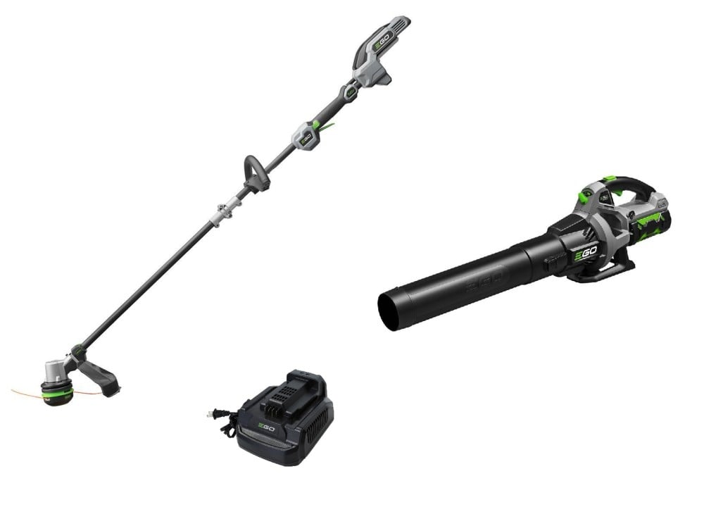 View EGO 56V Turbo Blower 530 CFM Kit and PowerLoad String Trimmer 15in Bundle Reconditioned