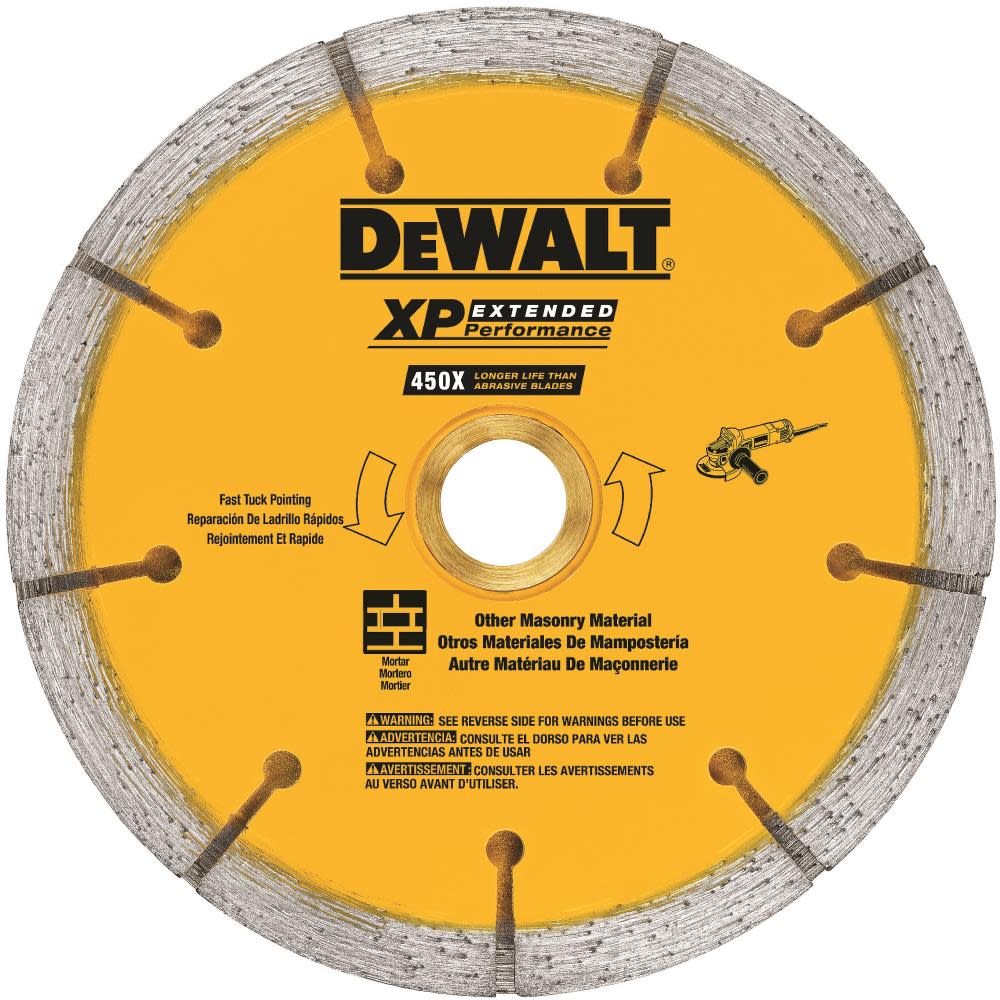 

DEWALT 6 in. x.250 XP Sandwich Tuck Point Blade