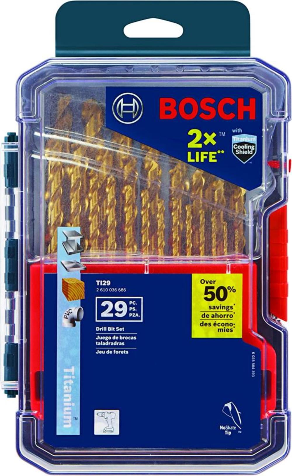 

Bosch Titanium Metal Drill Bit Set 29pc