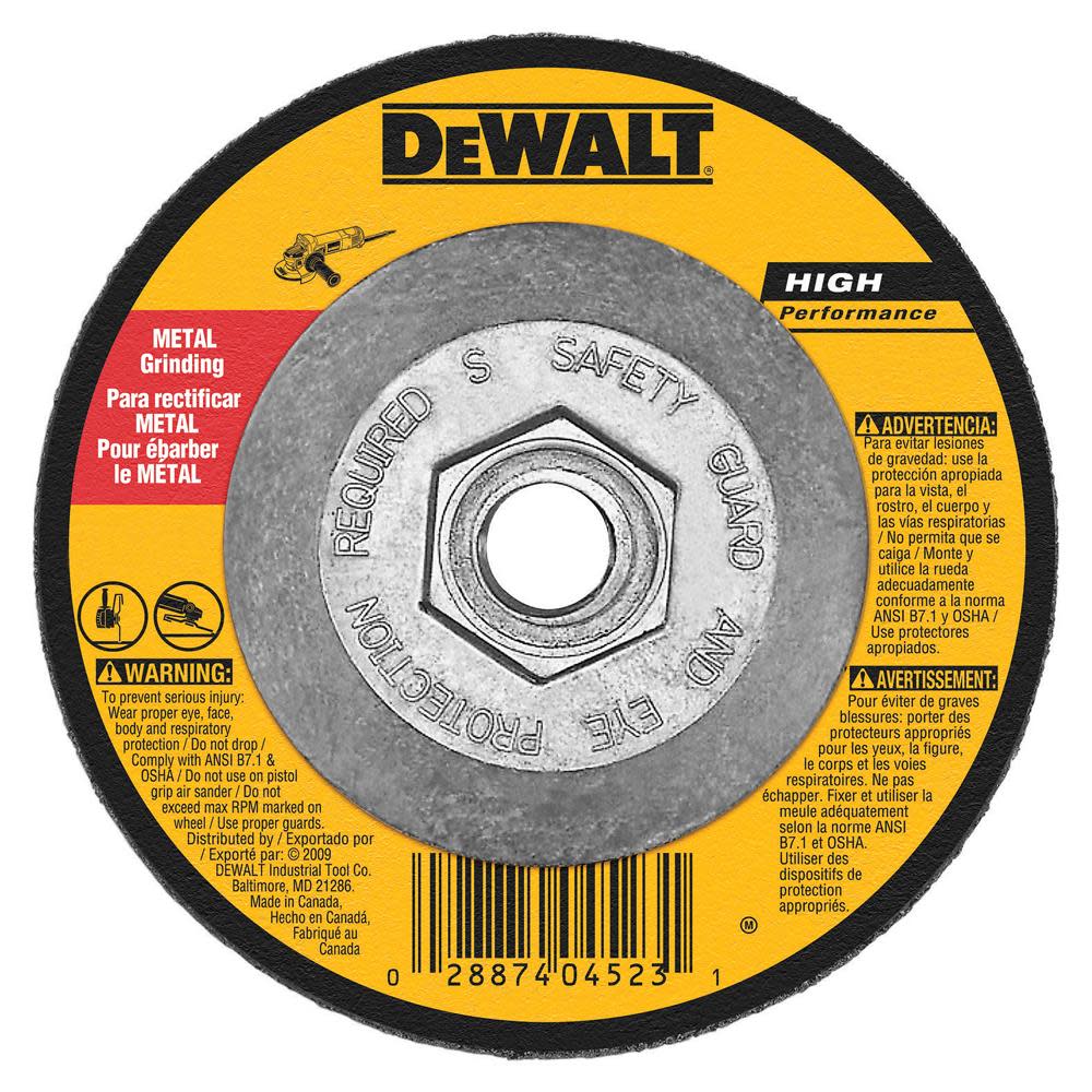 

DEWALT 5" x 3/32" x 5/8" to 11 Metal Notching Wheel