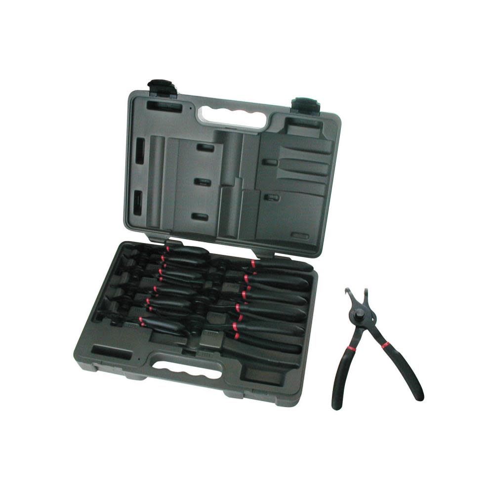 GEARWRENCH 12 Pc Fixed Tip Convertible Snap Ring Plier Set