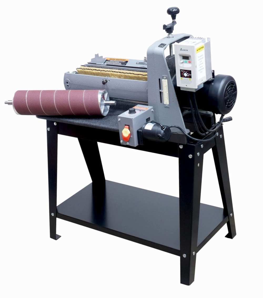 

Supermax Tools 19-38 Brush/Drum Sander Combo Open Stand Aluminum Drum Assembly