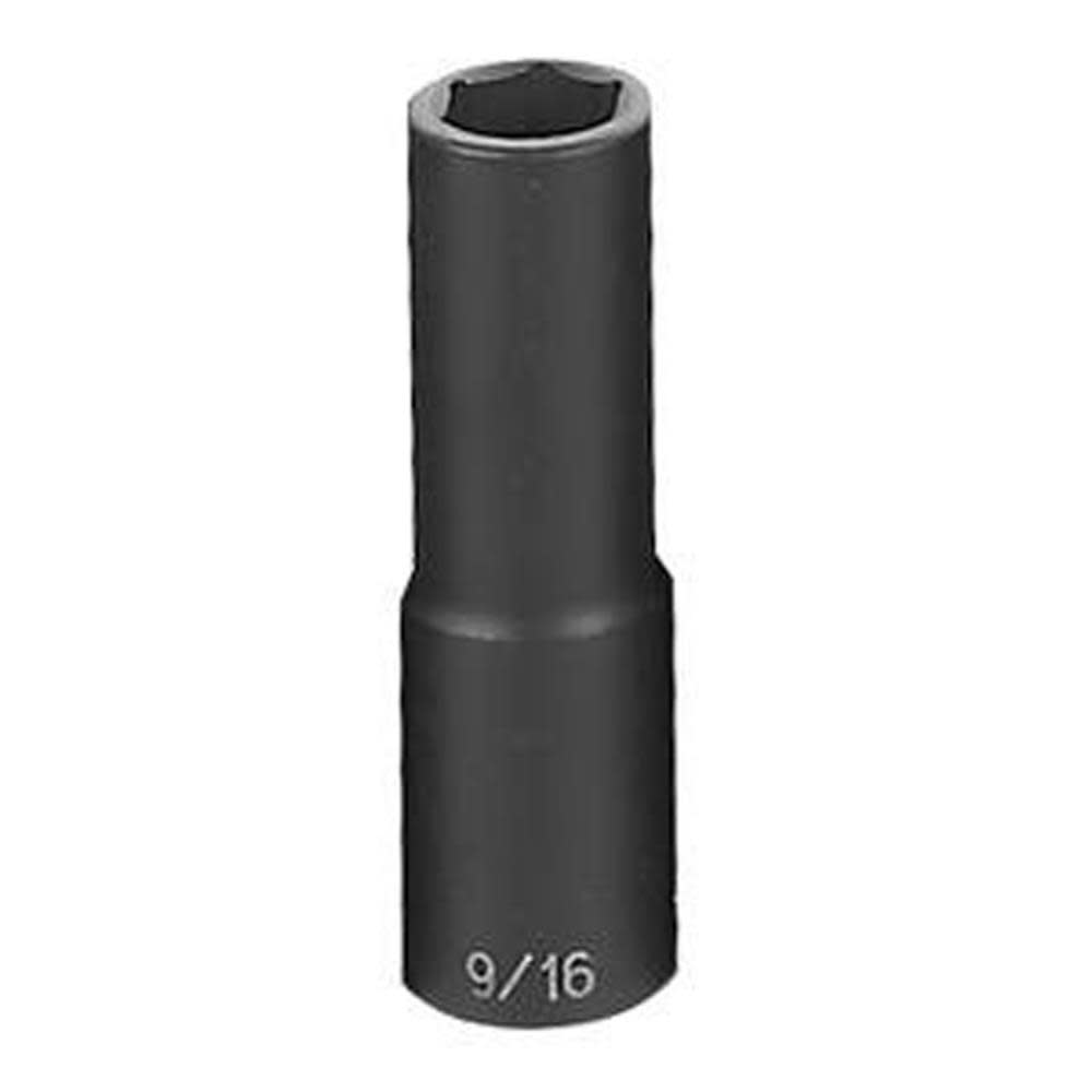 

Grey Pneumatic 1/2 In. Dr.Deep Impact Fractional Deep Impact Socket 9/16