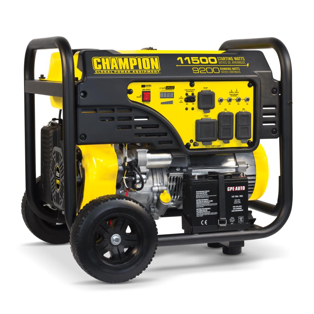 

Champion Power Equipment 9200-Watt Portable Generator with Electric Start