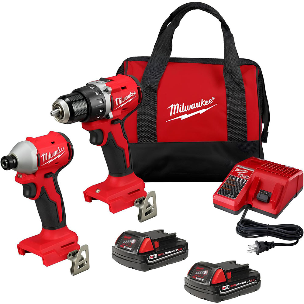 Milwaukee M18 Compact 2-Tool Combo Kit 3692-22CT - Acme Tools