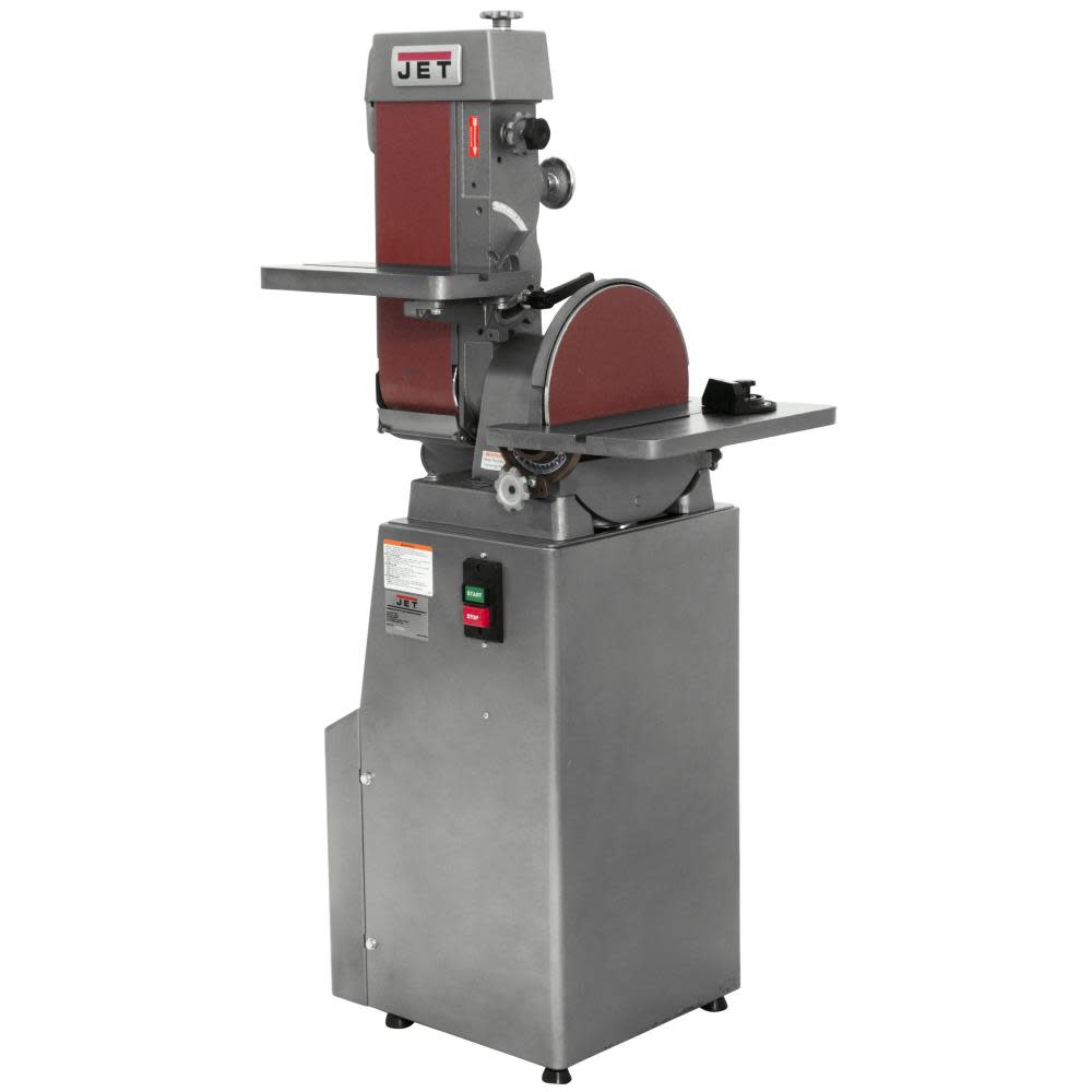 

JET 6x48 Industrial Combination Belt & 12" Disc Finishing Machine