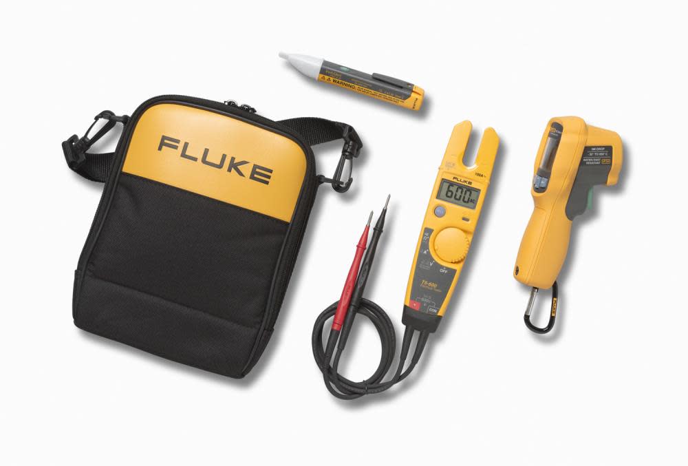 

Fluke T5-600/62MAX+/1AC II IR Thermometer Electrical Tester and Voltage Detector Kit