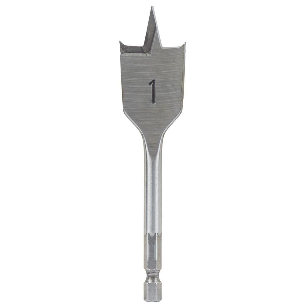 Milwaukee Flat Boring Bit, 1 Inch x 4-1/2 Inch