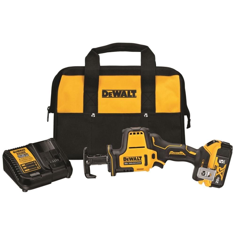 View DEWALT ATOMIC 20V MAX Cordless One-Handed Reciprocating Saw Kit