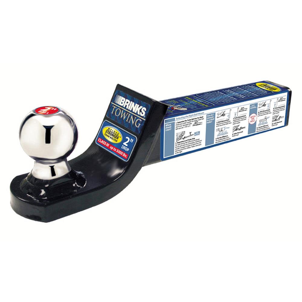 2-in Drop, 2-in Welded Ball Mount - 3050-080 - By Brand  sku 3050-080