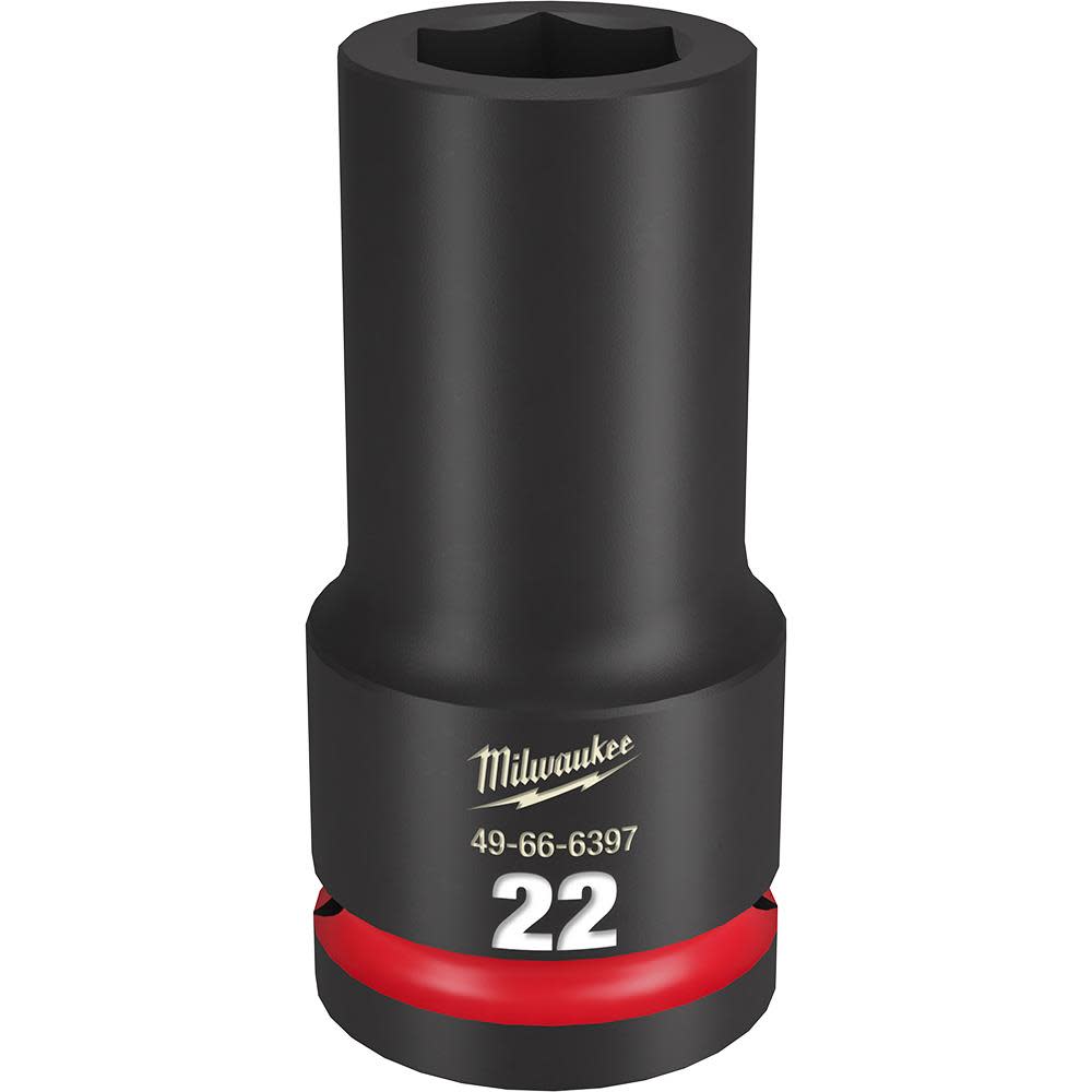 

Milwaukee SHOCKWAVE Impact Duty 22MM Deep Socket 3/4" Drive 6 Point