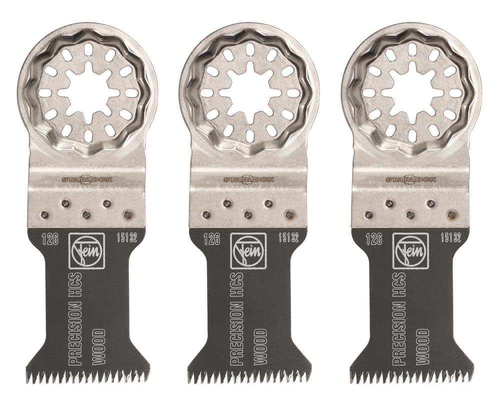 

Fein StarLock E-Cut 126 Precision Saw Blade for All Wood Materials Plasterboard and Soft Plastics