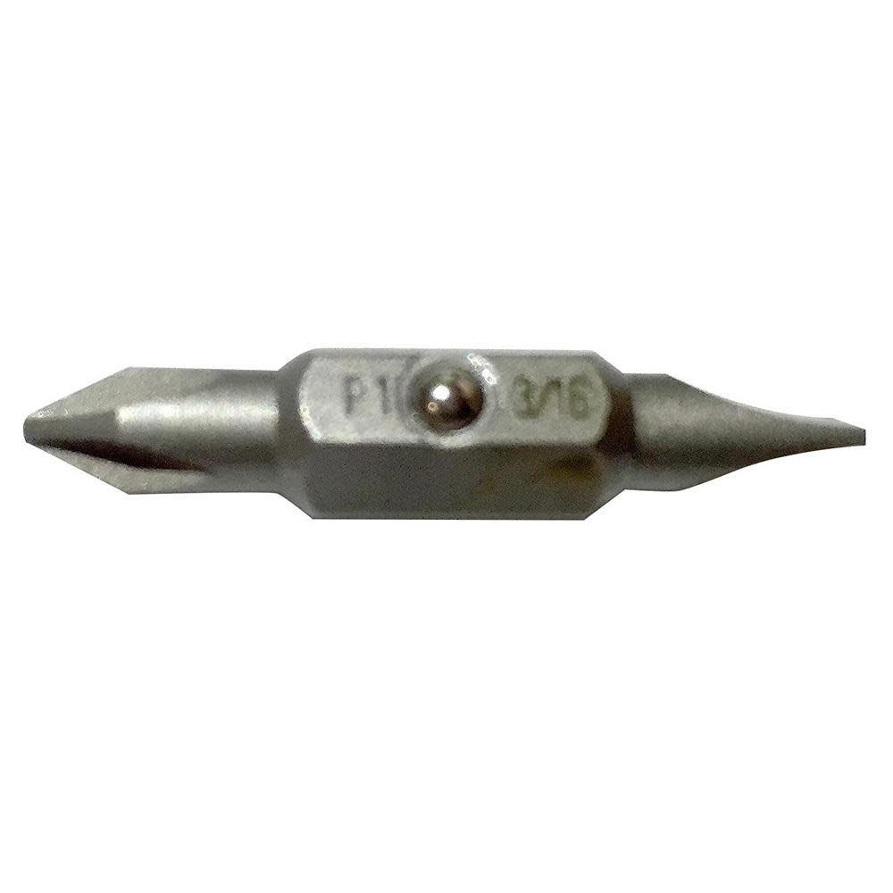 

Milwaukee #1 PH-3/16 in. SLT DBL End Bit