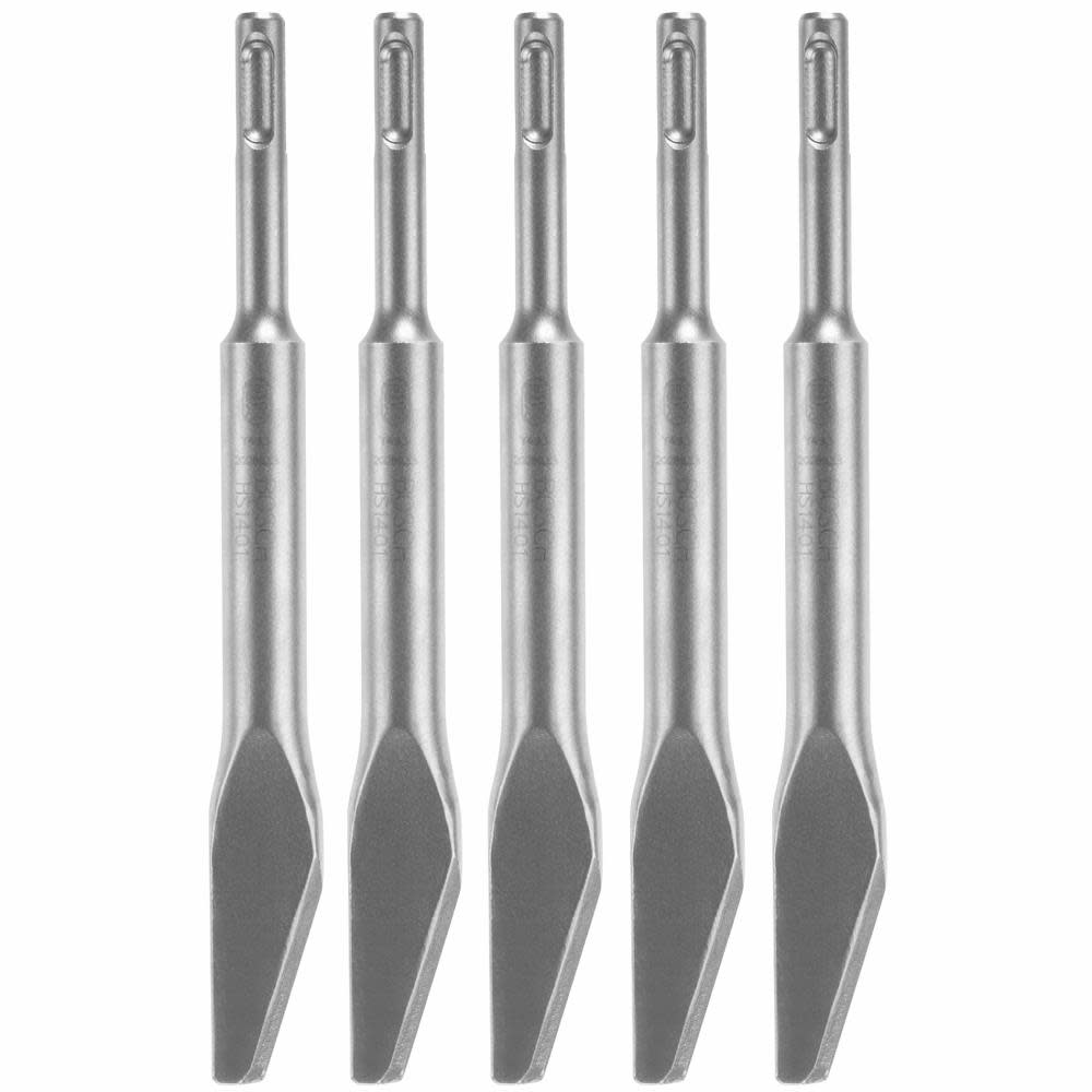 

Bosch 5 pc. 3/8 In. Mortar Knife SDS-plus Bulldog Hammer Steel