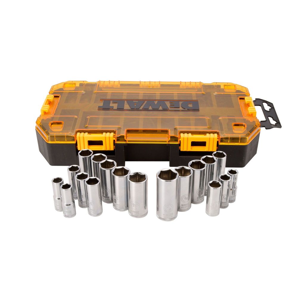 DEWALT 20 piece 3/8 In. Drive Deep Socket Set DWMT73812 - Acme Tools