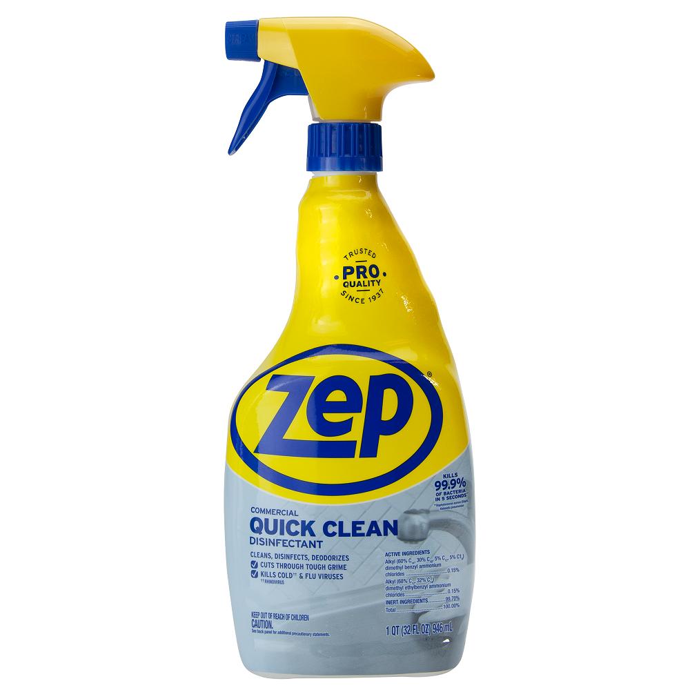 Zep 32 Oz Quick Clean Disinfectant ZUQCD32 - Acme Tools