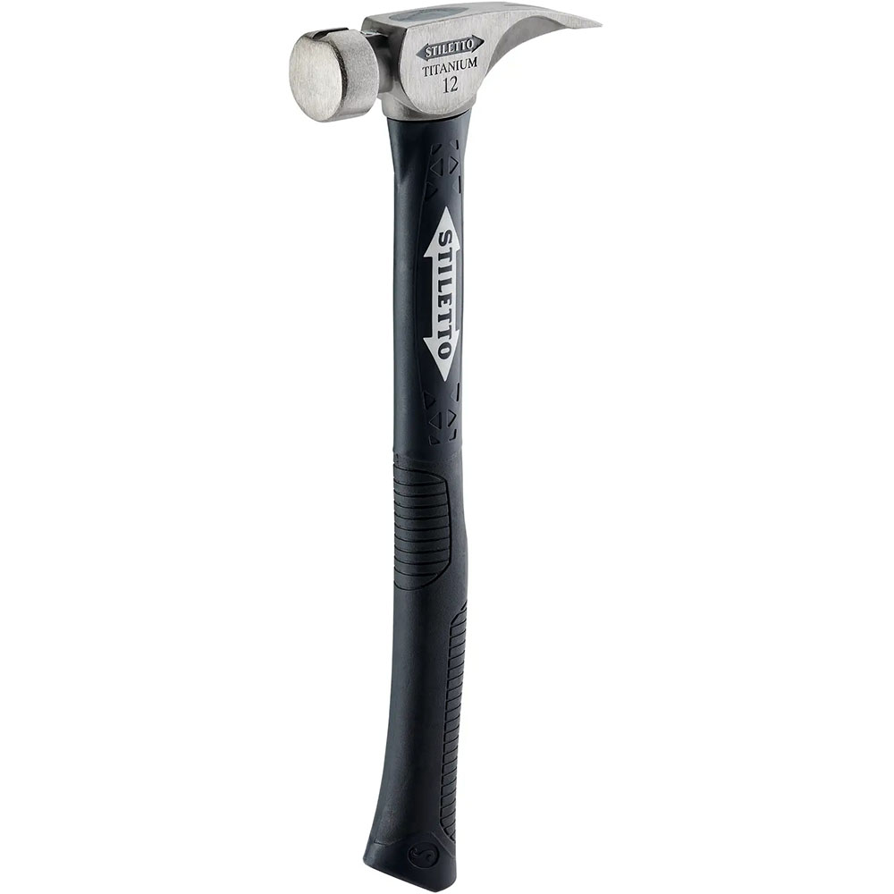 Stiletto 12 oz Titanium Smooth Face Hammer with 16in. Hybrid