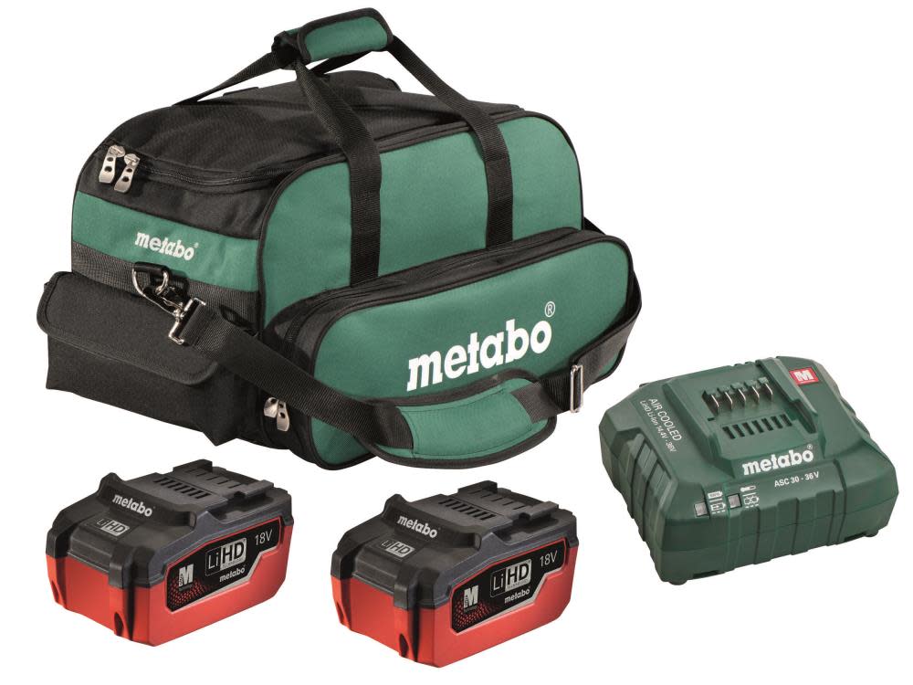 Metabo 2x 5.5Ah LiHD Ultra-M Pro Battery Starter Kit
