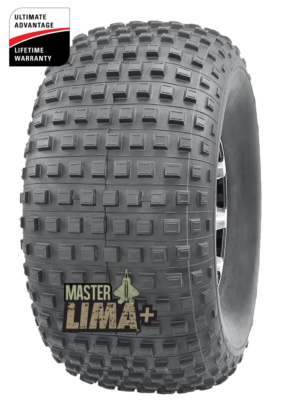 

Master ATV 25x12.00-9 4P TL Lima+ ATV Tire (Tire Only)