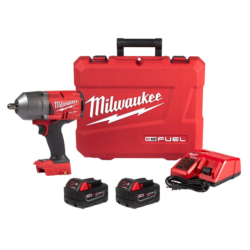 

Milwaukee M18 FUEL High Torque 1/2 Impact Wrench with Pin Detent Kit