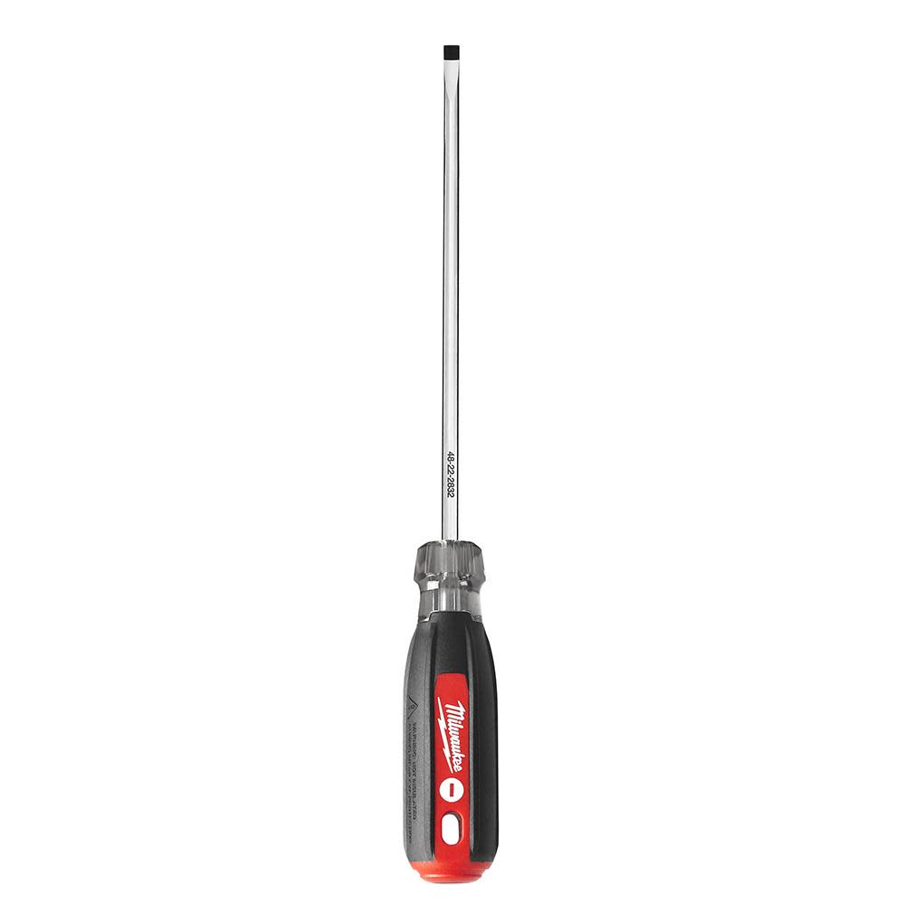 

Milwaukee 3/16 in. Cabinet - 6 in. Cushion Grip Screwdriver