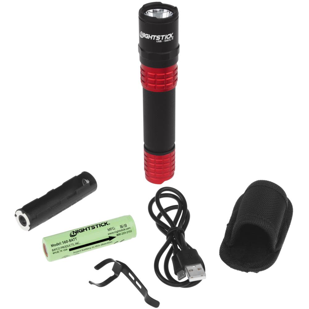 

Nightstick USB Tactical Flashlight Rechargeable