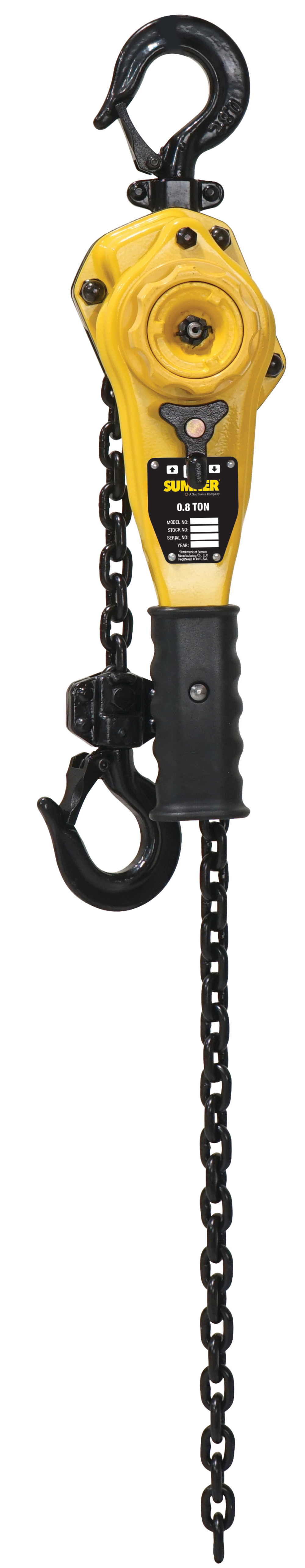 Sumner Lever Hoist .8 Ton with 20 ' Chain Fall