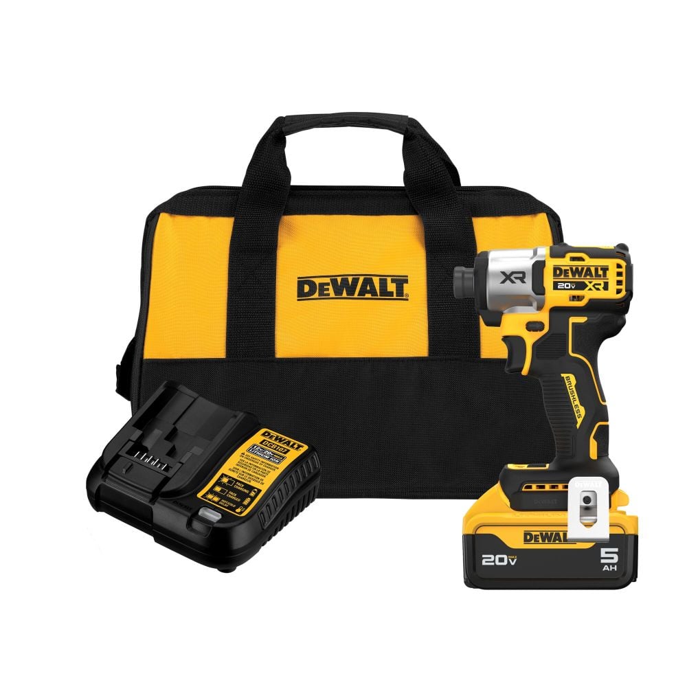View DEWALT 20V MAX XR 1/4 Inch Impact Driver Kit