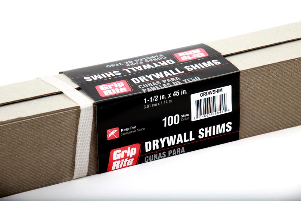 Grip Rite Shims Actual: 0.055" x 1.5" x 45" 100pk