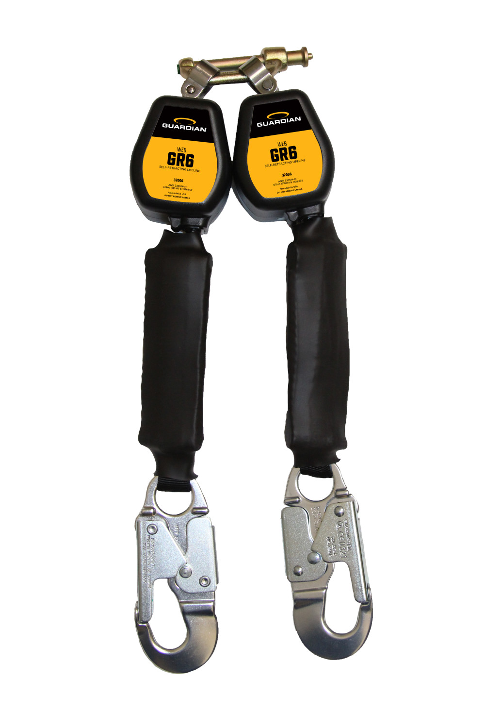 

Guardian Fall Protection GR6 Double Web SRL Aluminum Snap Hook