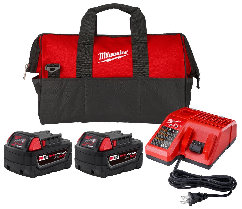 Milwaukee 5ah deals battery charger