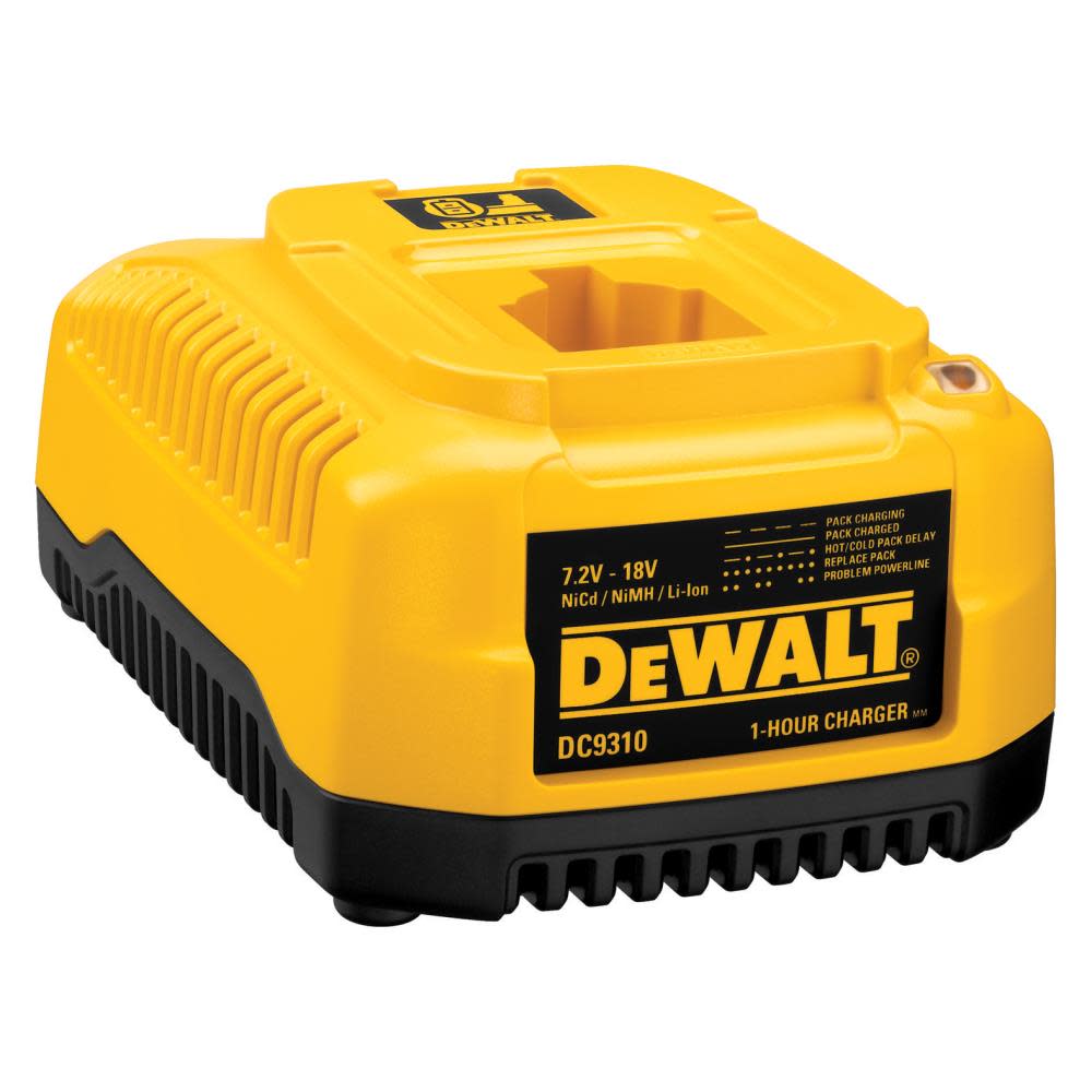 DEWALT 7.2 V to 18 V Li-ion/NiCd Charger