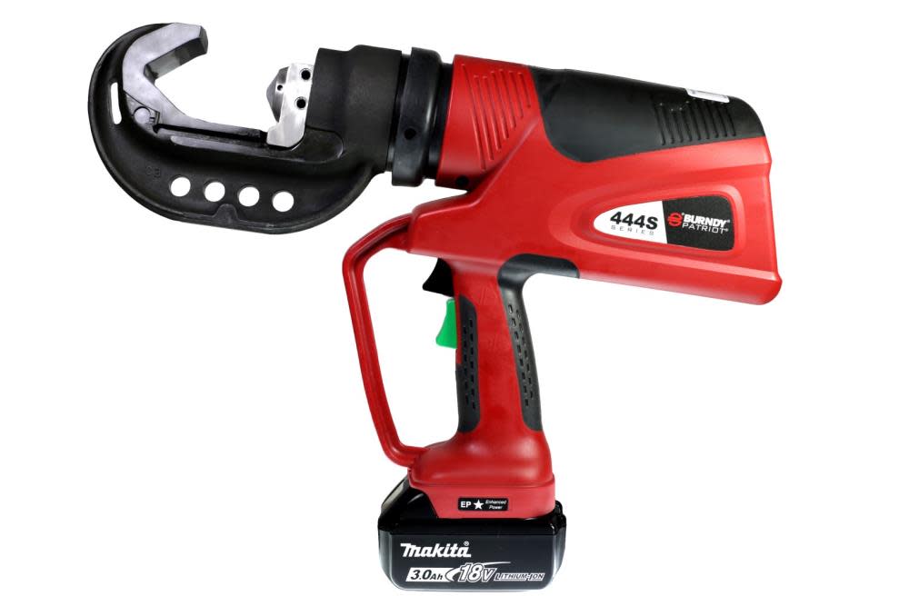 Burndy 11 Ton Dieless C Head Hydraulic Self Contained Crimper Kit